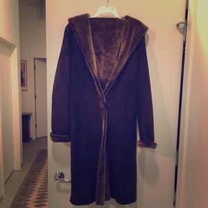 Blue Duck Shearling Sheepskin Coat